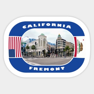 California, Fremont City, USA Sticker